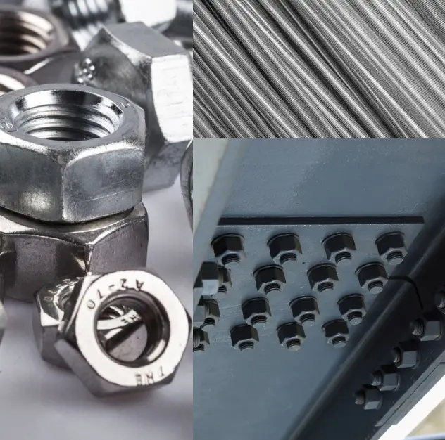A collage of different types of metal products.